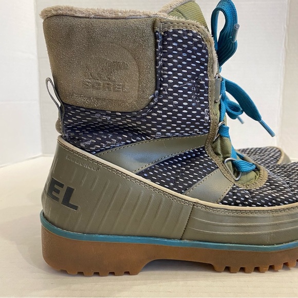 Sorel Tivoli II Waterproof Lace Up Short Winter Boots Size 8 - Picture 6 of 16